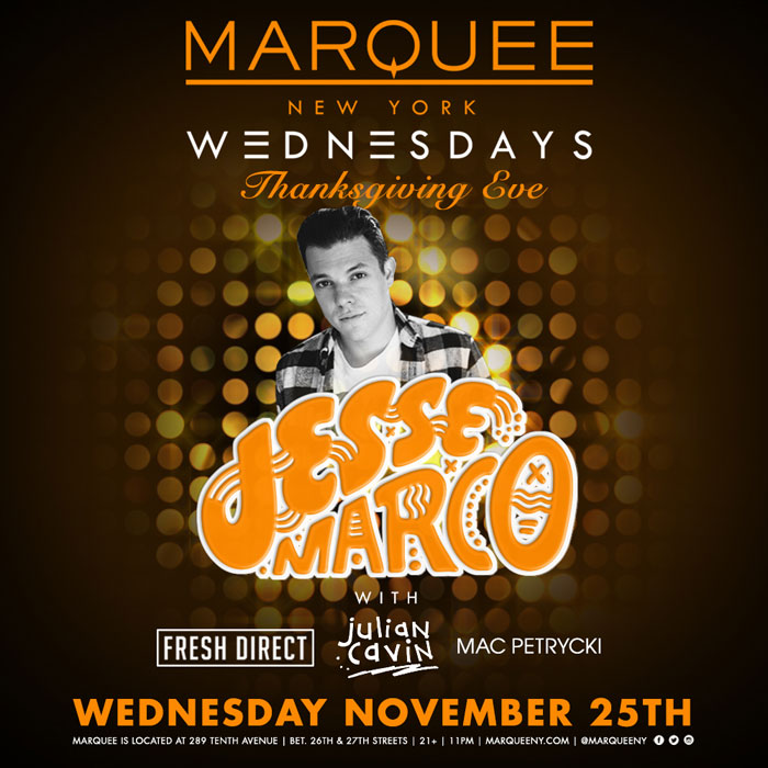 Thanksgiving Eve w/ Jesse Marco