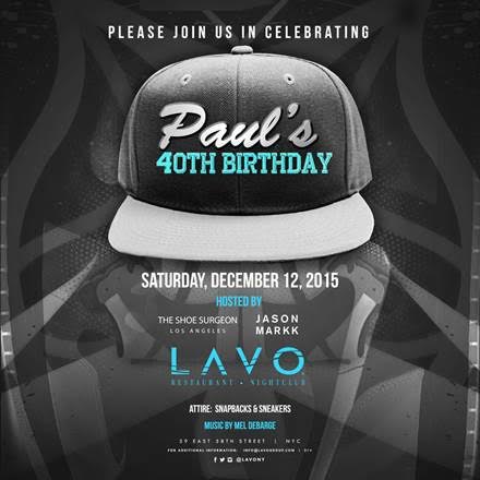 Paul's 40th Birthday
