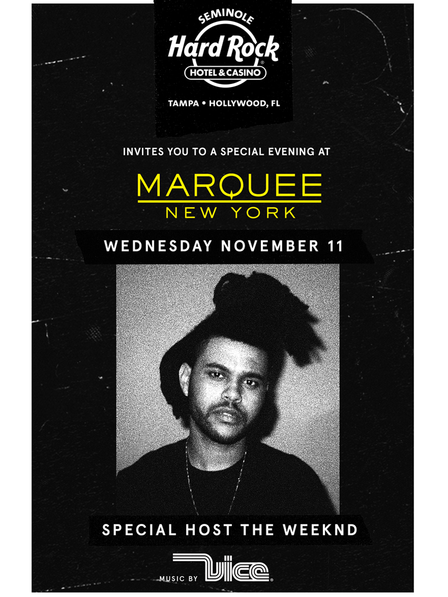 Special Guest The Weeknd