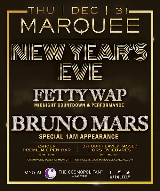 New Years Eve with Fetty Wap and Bruno Mars