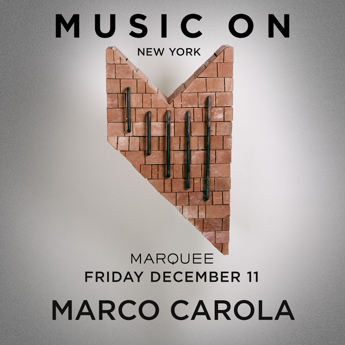 Music On New York: Marco Carola