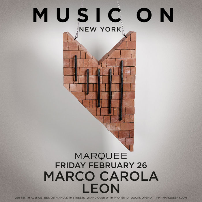 Marco Carola w/ Leon
